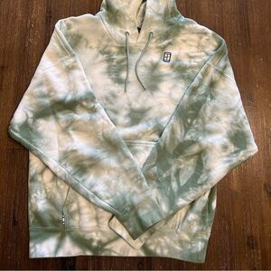 NIKE - loose fit sweatshirt hoodie tie dye (small)